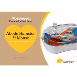 Rosewood Abode Small Animal Home Blue & Orange