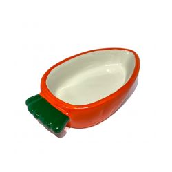 Happy Pet Carrot Shaped Bowl