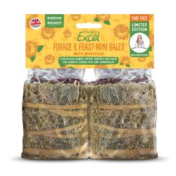 Burgess Excel Forage & Feast Mini Hay Bale Marigold