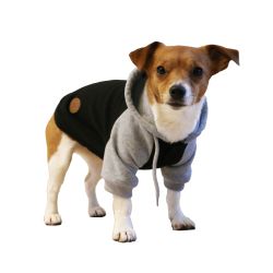 Ancol Hoodie Jumper Black & Grey
