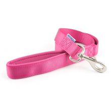 Ancol Padded Nylon Lead Raspberry