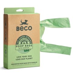 Beco Unscented Strong Poop Bags with Handles