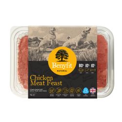 Benyfit Natural 80.10.10 Chicken Meat Feast Raw Dog Food