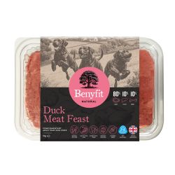 Benyfit Natural 80.10.10 Duck Meat Feast Raw Dog Food