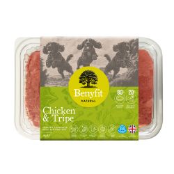 Benyfit Natural Chicken & Tripe Complete Raw Dog Food