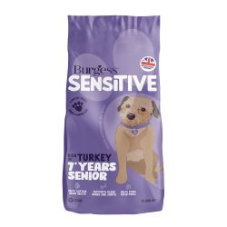 Burgess Sensitive 7+ Senior Dog Turkey