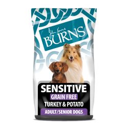 Burns Adult/Senior Dogs Sensitive Grain Free Turkey & Potato