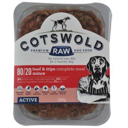 Cotswold Raw Active Mince Beef & Tripe Frozen