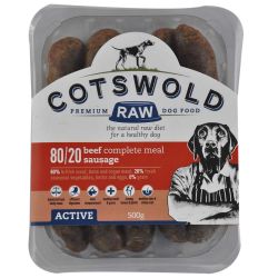 Cotswold Raw Active Sausage Beef Frozen