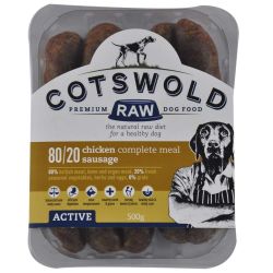 Cotswold Raw Active Sausage Chicken Frozen