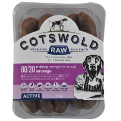 Cotswold Raw Active Sausage Turkey Frozen