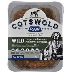Cotswold Raw Wild Mince Venison & Rabbit Frozen