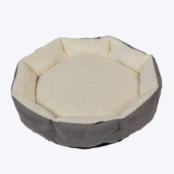 Danish Essentials Quilted Bed Silver