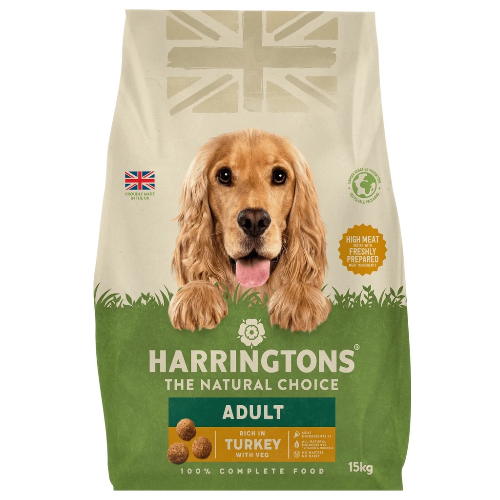 Harringtons Dry Adult Dog Food Rich In Salmon & Potato