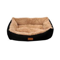 Dubex Jellybean Dog Bed Black & Camel