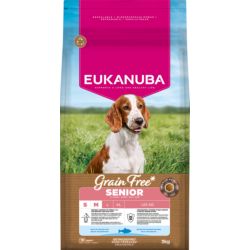 Eukanuba Senior Dog Small/Medium Breed Grain Free Fish