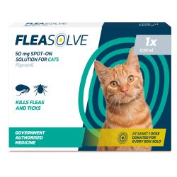 Fleasolve Spot On Flea Treatment - Cat