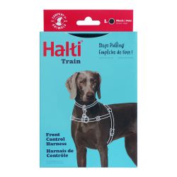 Halti Front Harness Black & Red