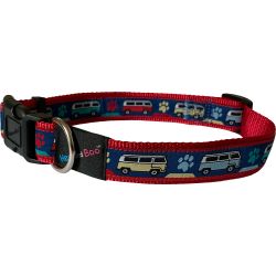 Hemm & Boo Collar Campervan Blue
