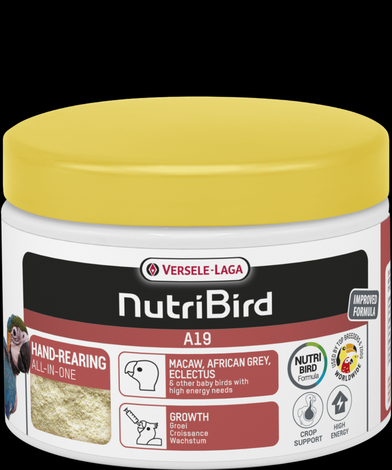 Versele Laga Nutribird A19 Macaws, African Greys Parrots Etc Hand Rearing