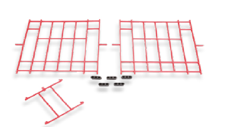 Racing Pigeon Widowhood Fronts Plastic Set