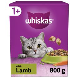 Whiskas 1+ Lamb Adult Dry Cat Food