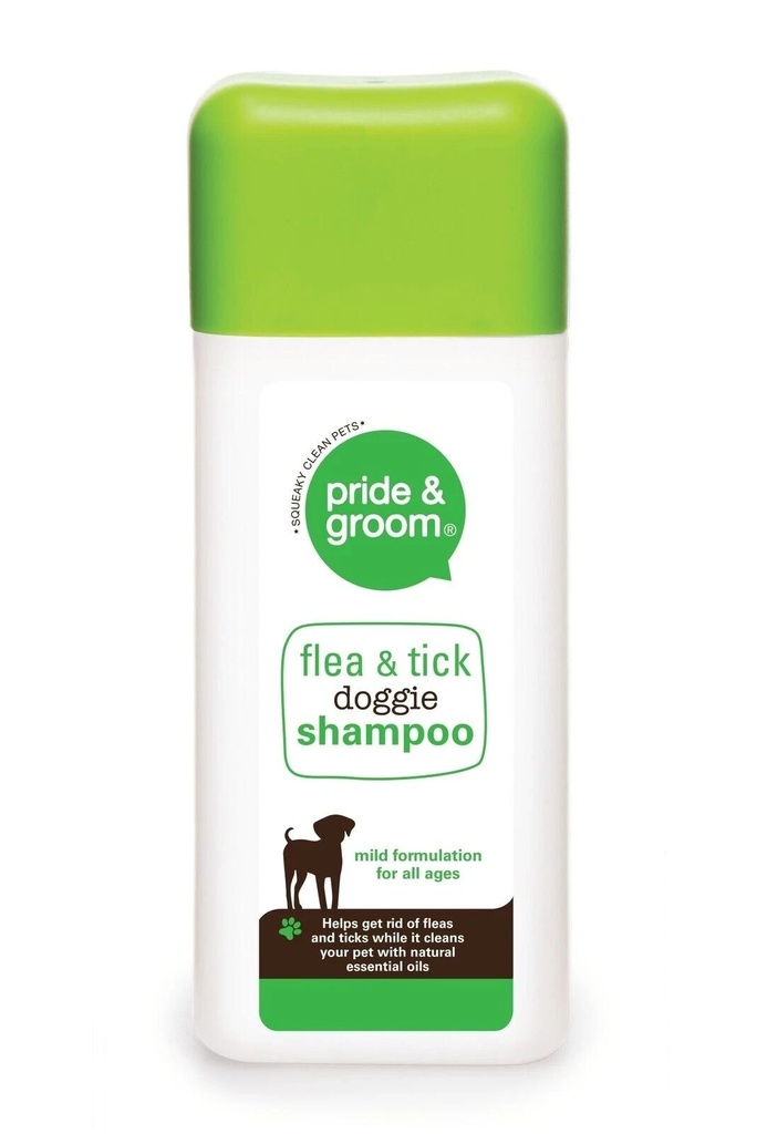 Pride & Groom Flea & Tick Dog Shampoo With Natural Oils