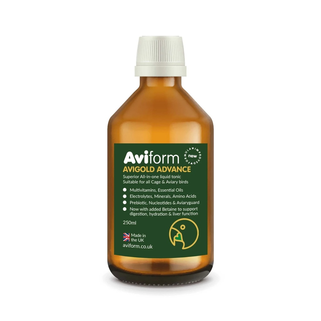 Aviform Avigold Advance All In One Cage Bird Tonic Supplement With Cup