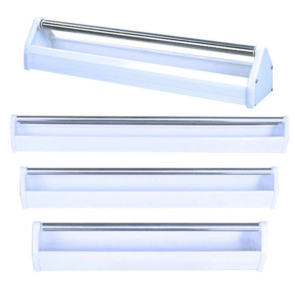 Plastic Feeder + Roller White 80cm