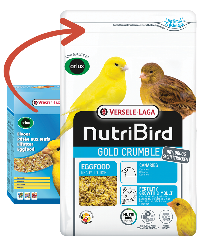 Versele Laga Nutribird Gold Crumble (Colour, Growth & Strength Bird)