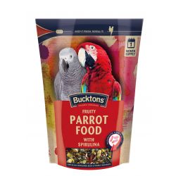 Bucktons Parrot food with Spirulina