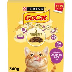 GO-CAT 1+ Adult Cat Chicken & Duck PMP £1.75