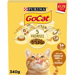 GO-CAT 1+ Adult Cat Chicken & Turkey PMP£1.75