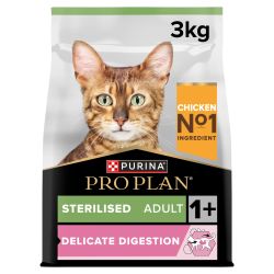 PRO PLAN 1+ Adult Cat Sterilised Delicate Digestion Chicken