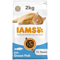 IAMS Senior Dry Cat Food Ocean Fish