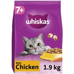 Whiskas 7+ Senior Cat Complete Dry with Chicken