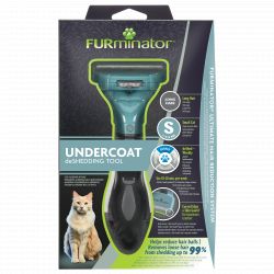 FURminator  Undercoat deShedding Tool for Small Long Hair Cat