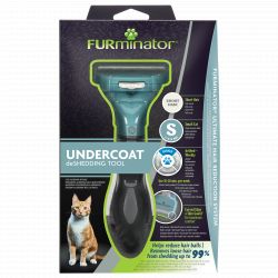 FURminator  Undercoat deShedding Tool for Small Short Hair Cat