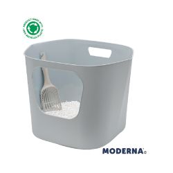 Moderna Lotus Litter Box Titanium Grey