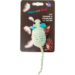 Hemm & Boo Elastic Mouse Pounce Cat Toy