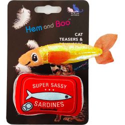 Hemm & Boo Sardine & Tin Cat Toy