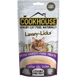 Cookhouse Cat Luxury Licks Mixed Puree
