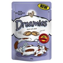 Dreamies Cat Treats with Duck