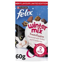 FELIX Winter Mix Festive Turkey and Cranberry Treats
