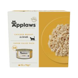 Applaws Chicken Breast in Broth Super Value Pack 36pk