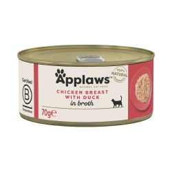 Applaws Natural Wet Cat Food, Chicken Breast with Duckin Broth