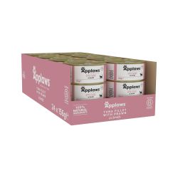 Applaws Natural Wet Cat Food, Tuna Fillet with Prawn in Broth