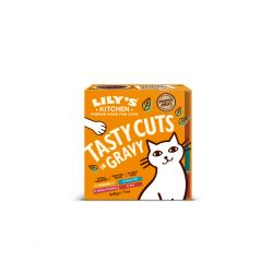 Lily's Kitchen Cat Tasty Cuts Gravy Variety 8pk