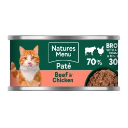 Natures Menu Can Cat Beef & Chicken Pate