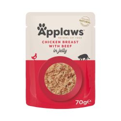 Applaws Cat Pouches Jelly Chicken & Beef
